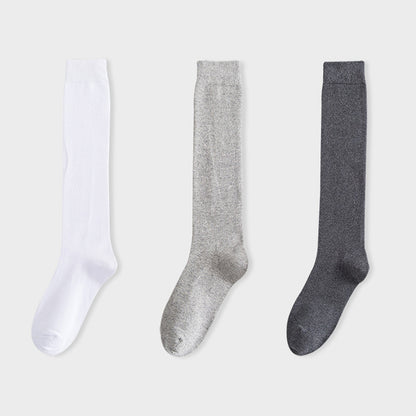 Elastische Kniestrümpfe (3 Paar) - Weiß + Hellgrau + Dunkelgrau - EU39-45 (US6-11) - image 11