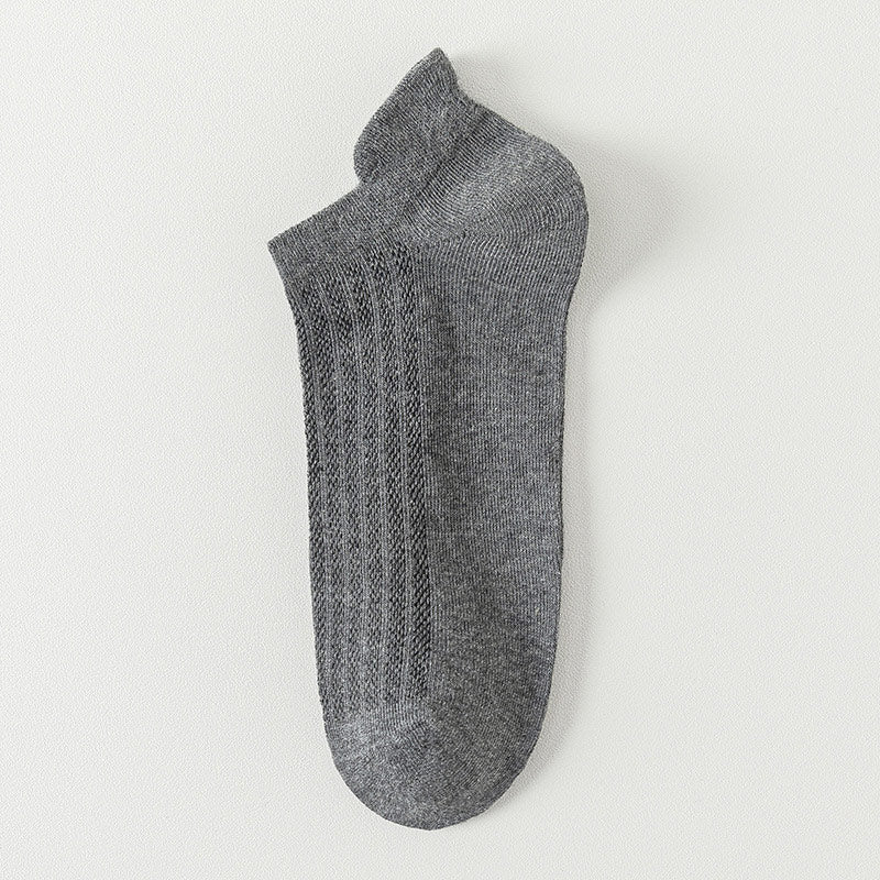 Mesh-Atmungsaktive Knöchelsocken (10 Paar) - Dunkelgrau - EU44-50 (US10-15) - image 9