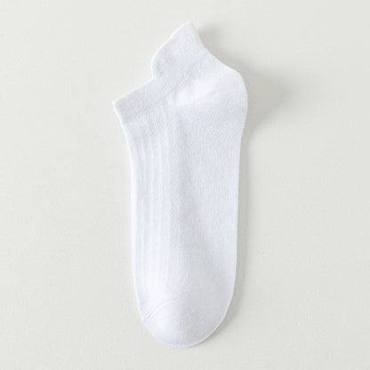 Mesh-Atmungsaktive Knöchelsocken (10 Paar) - Weiß - EU44-50 (US10-15) - image 12