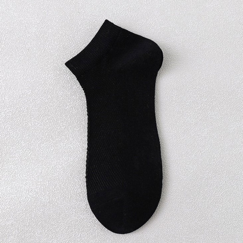 Sportliche Netz-Knöchelsocken (12 Paar) - Schwarz - EU36-45 (US3-11) - image 11