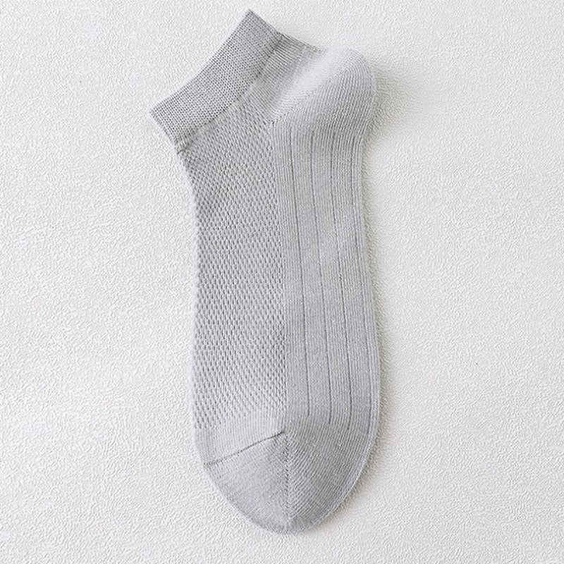 Sportliche Netz-Knöchelsocken (12 Paar) - Grau - EU36-45 (US3-11) - image 10