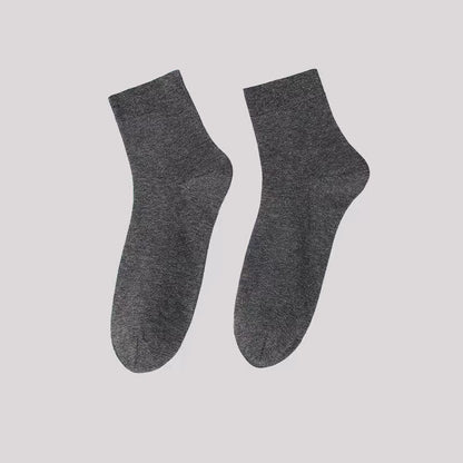 Einfarbige Casual Quarter Socken in Übergröße (5 Paar)