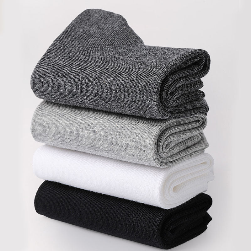 Einfarbige Casual Quarter Socken in Übergröße (5 Paar)