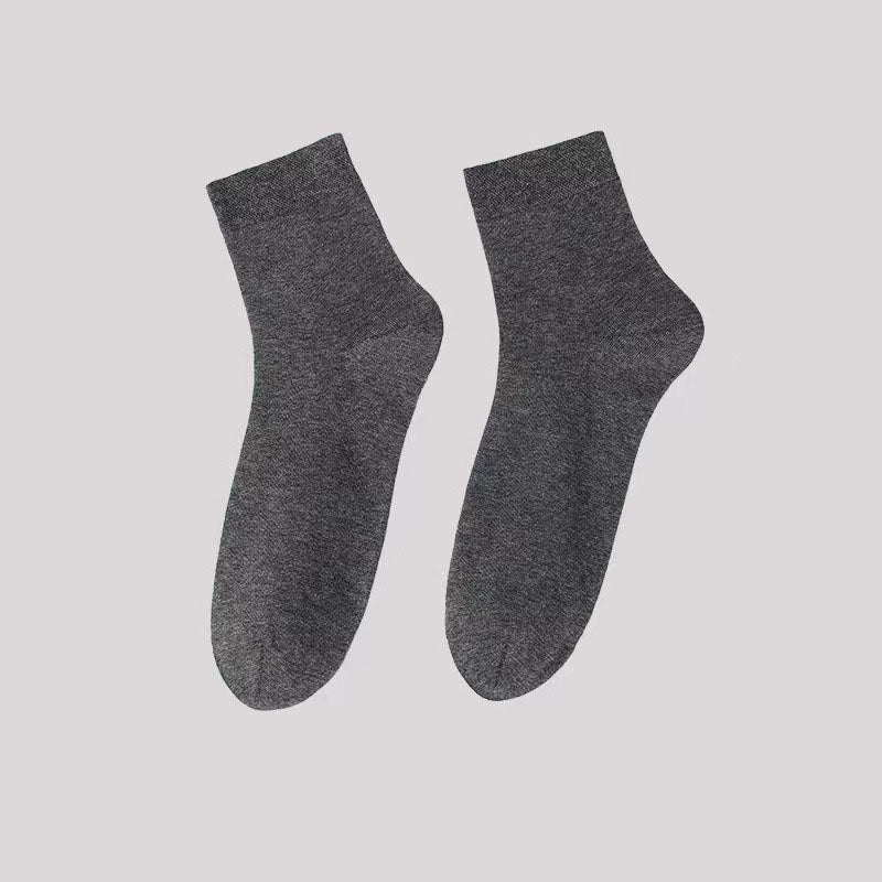 Einfarbige, lässige Viertelsocken (5 Paar) - Dunkelgrau - EU42-48 (US8,5-13) - image 7
