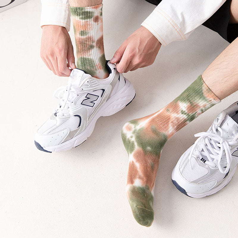 Viertelstrümpfe mit Batikmuster (5 Paar) - image 3