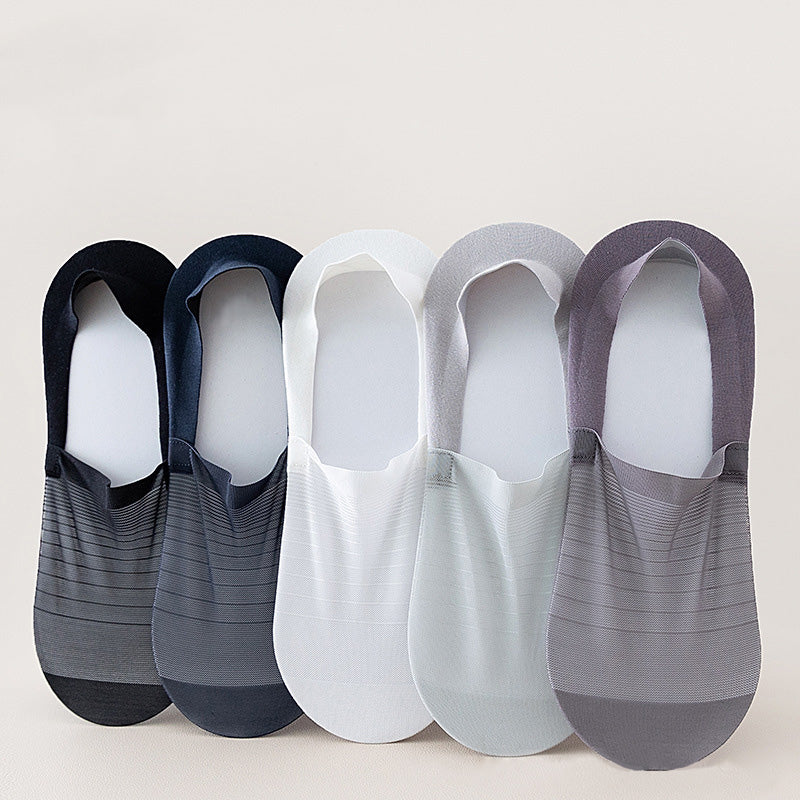 Unsichtbare Socken aus Eisseide (5 Paar) - Mehrfarbig - EU38-43 (US5-9) - image 9