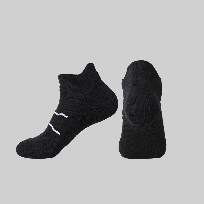 Schnelltrocknende Sport-Knöchelkompressionssocken (4 Paar) - Schwarz - EU36-40 (US3-7) - image 2