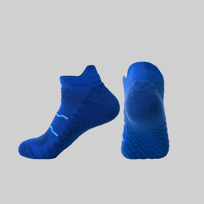 Schnelltrocknende Sport-Knöchelkompressionssocken (4 Paar) - Blau - EU36-40 (US3-7) - image 7