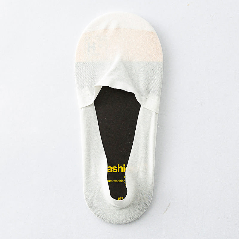 Silikon-Anti-Flipping-Socken (5 Paar) - Weiß - EU42-48 (US8,5-13) - image 2
