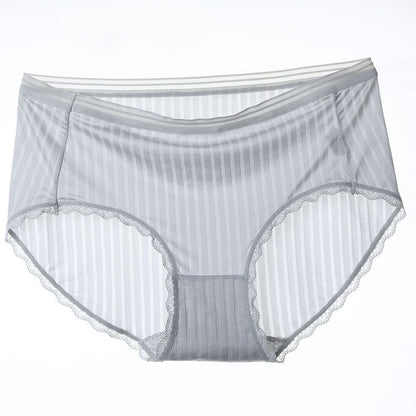 Atmungsaktive Slips aus Eisseide (5er-Pack) - Hellgrau - 4XL - image 5