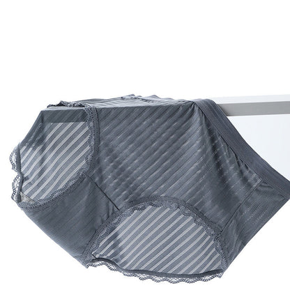 Atmungsaktive Slips aus Eisseide in Übergröße (5er-Pack)