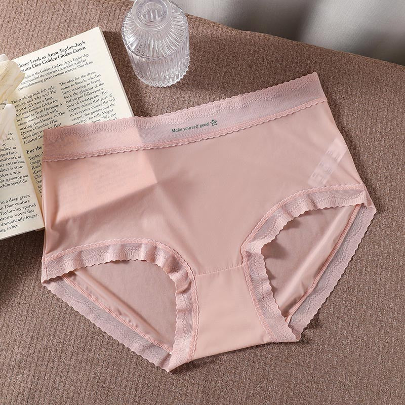 Ultradünne Slips aus Eisseide (3er-Pack) - Rosa - 3XL - image 10