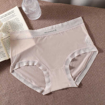 Ultradünne Slips aus Eisseide (3er-Pack) - Hellgrau - 3XL - image 9
