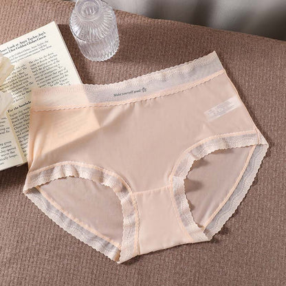 Ultradünne Slips aus Eisseide (3er-Pack) - Hellrosa - 3XL - image 8