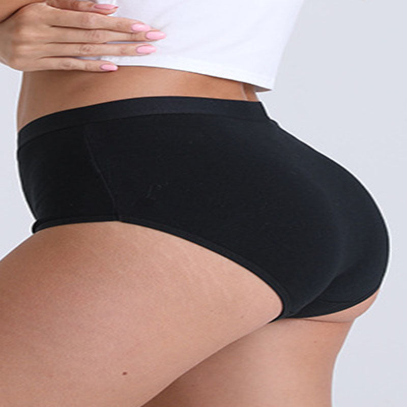 Baumwollslips mit hoher Taille in Übergröße (6er-Pack)