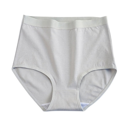 Baumwollslips mit hoher Taille in Übergröße (6er-Pack)