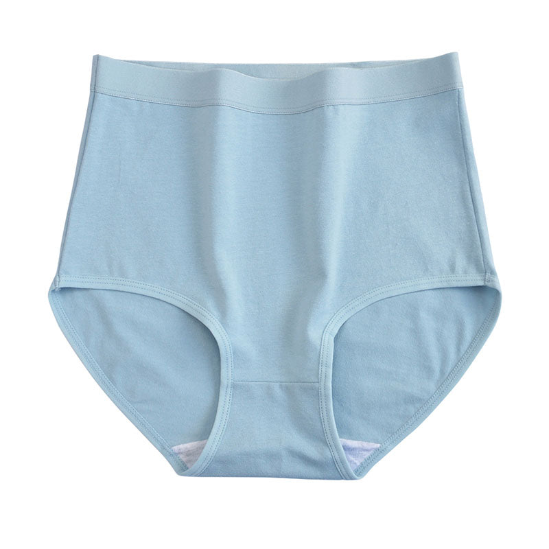 Baumwollslips mit hoher Taille in Übergröße (6er-Pack)