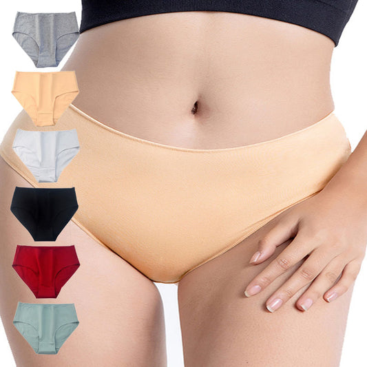 Hipster-Slip mit voller Bedeckung in Übergröße (6er-Pack)