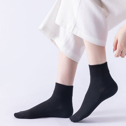 Einfarbige, hautfreundliche Viertelsocken (10 Paar) - image 1