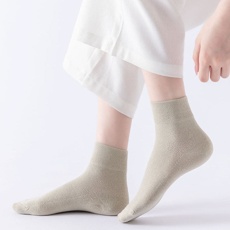 Einfarbige, hautfreundliche Viertelsocken (10 Paar) - image 2