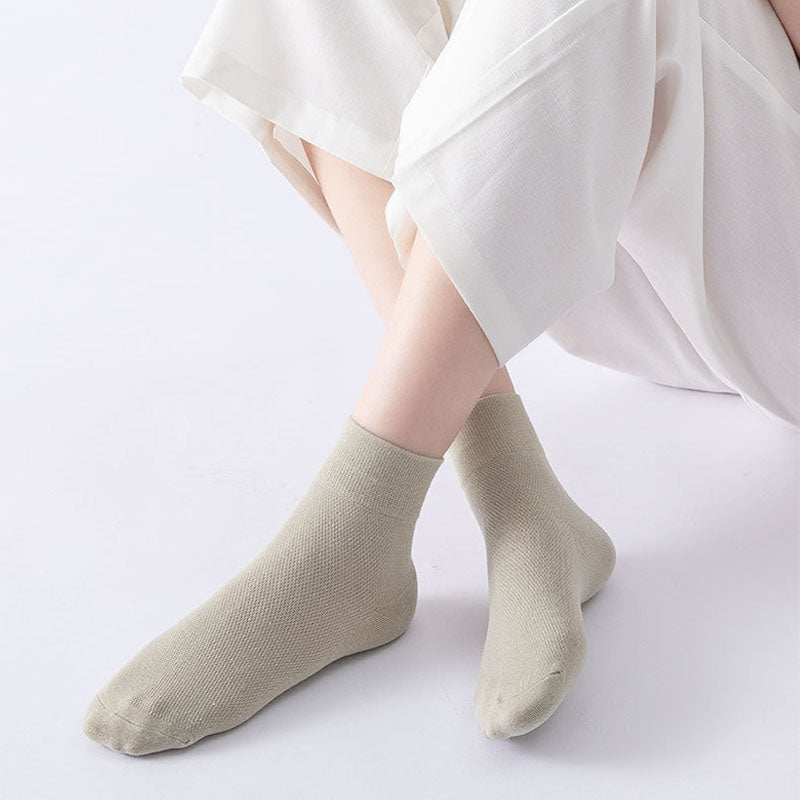 Einfarbige, hautfreundliche Viertelsocken (10 Paar) - image 3