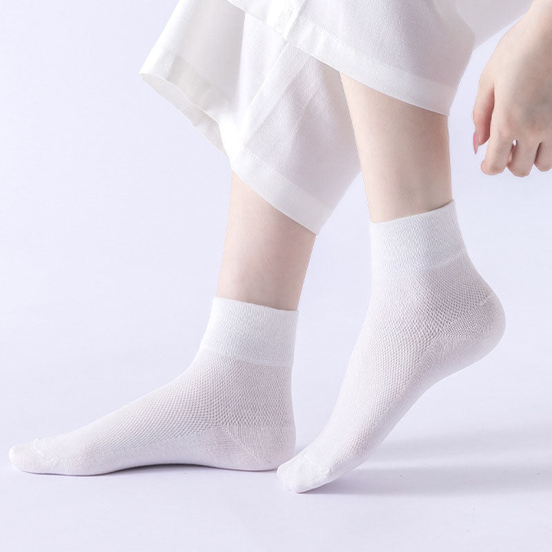 Einfarbige, hautfreundliche Viertelsocken (10 Paar) - image 4