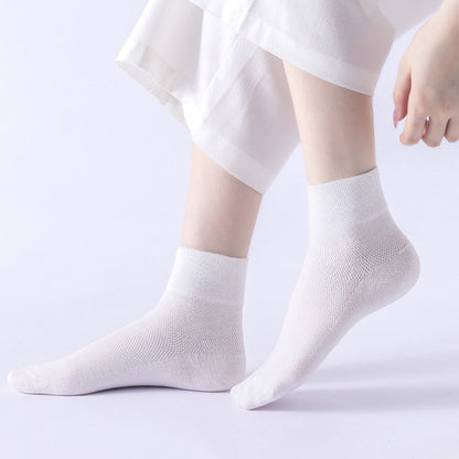 Einfarbige, hautfreundliche Viertelsocken (10 Paar) - image 4