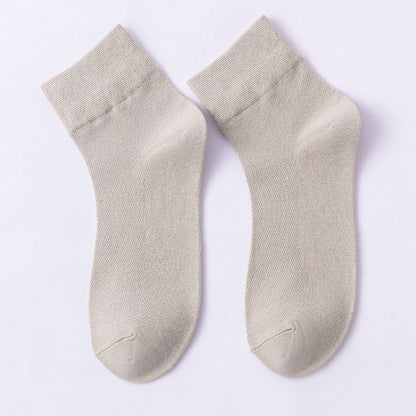 Einfarbige, hautfreundliche Viertelsocken (10 Paar) - Hellgrau - EU36-38 (US3-5) - image 19