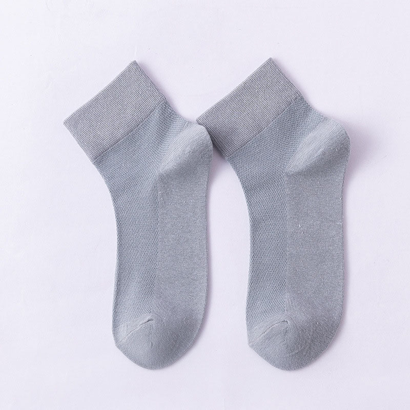 Einfarbige, hautfreundliche Viertelsocken (10 Paar) - Hellblau - EU36-38 (US3-5) - image 16