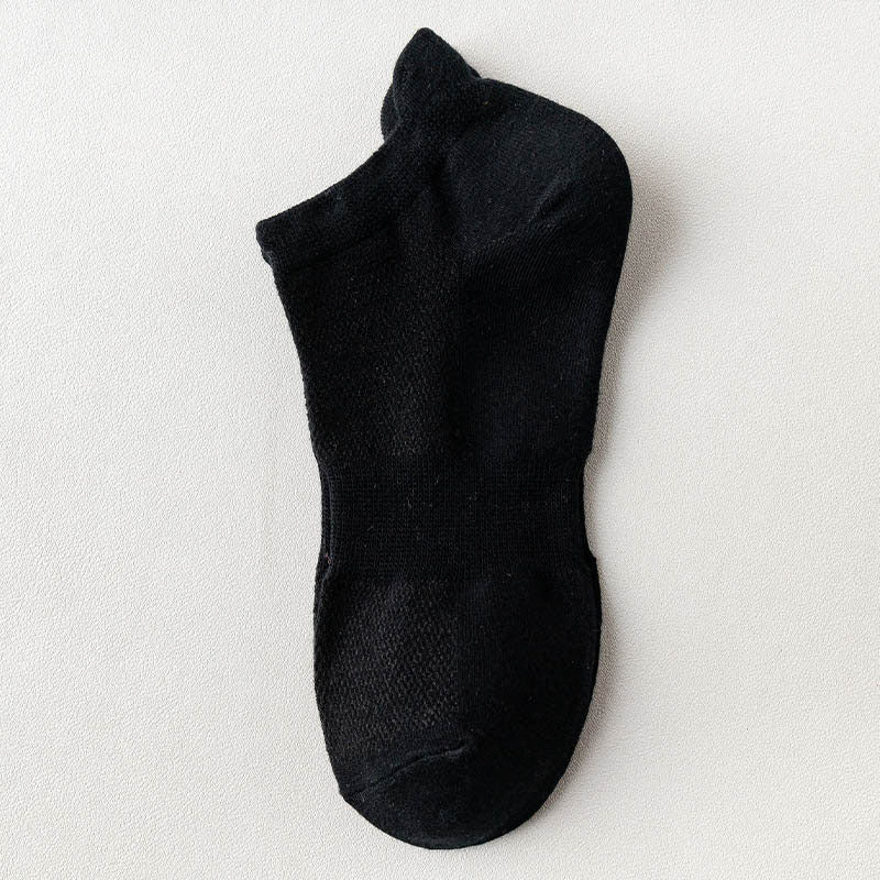 Netz-Knöchelsocken für alle Jahreszeiten (10 Paar) - Schwarz - EU36-38 (US3-5) - image 9