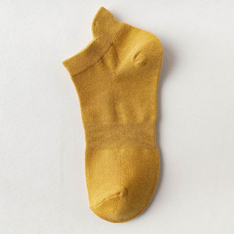 Netz-Knöchelsocken für alle Jahreszeiten (10 Paar) - Gelb - EU36-38 (US3-5) - image 10