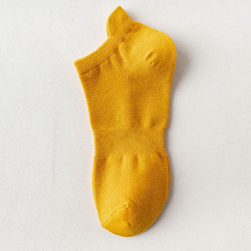 Netz-Knöchelsocken für alle Jahreszeiten (10 Paar) - Leuchtendes Gelb - EU36-38 (US3-5) - image 12