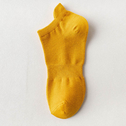 Netz-Knöchelsocken für alle Jahreszeiten (10 Paar) - Leuchtendes Gelb - EU36-38 (US3-5) - image 12