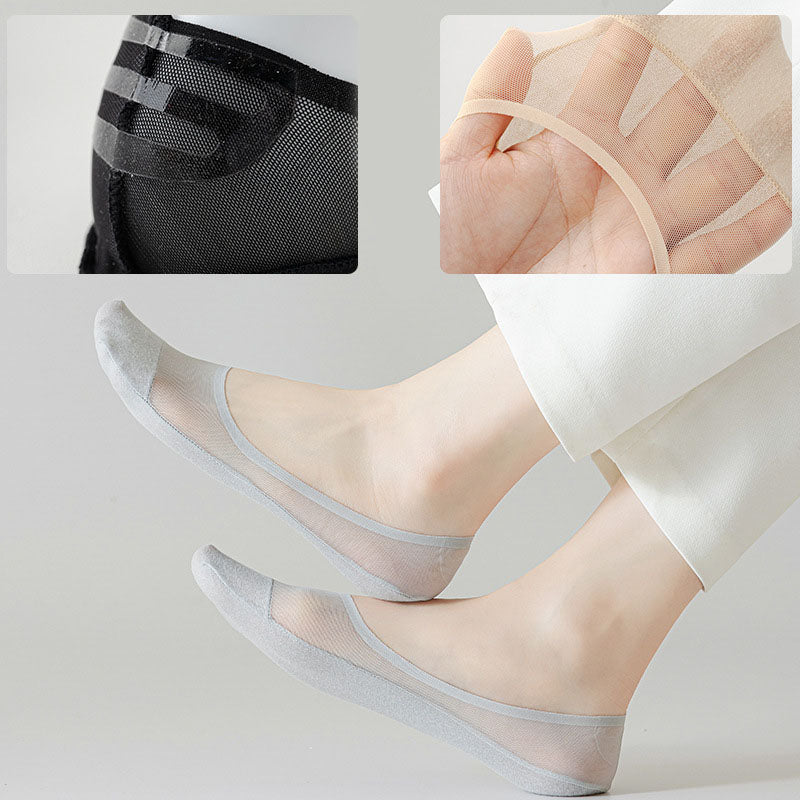 Unsichtbare Socken aus Eisseidennetz (4 Paar) - image 6