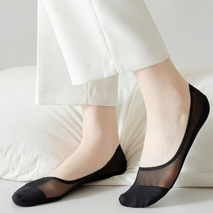 Unsichtbare Socken aus Eisseidennetz (4 Paar) - image 3