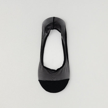 Unsichtbare Socken aus Eisseidennetz (4 Paar) - Schwarz - EU36-38 (US3-5) - image 12