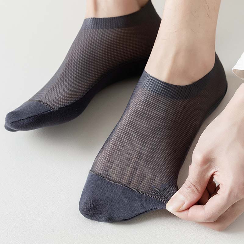 Atmungsaktive Knöchelsocken aus Eisseide (3 Paar) - image 8
