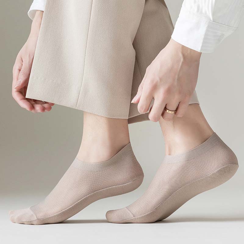Atmungsaktive Knöchelsocken aus Eisseide (3 Paar) - image 9