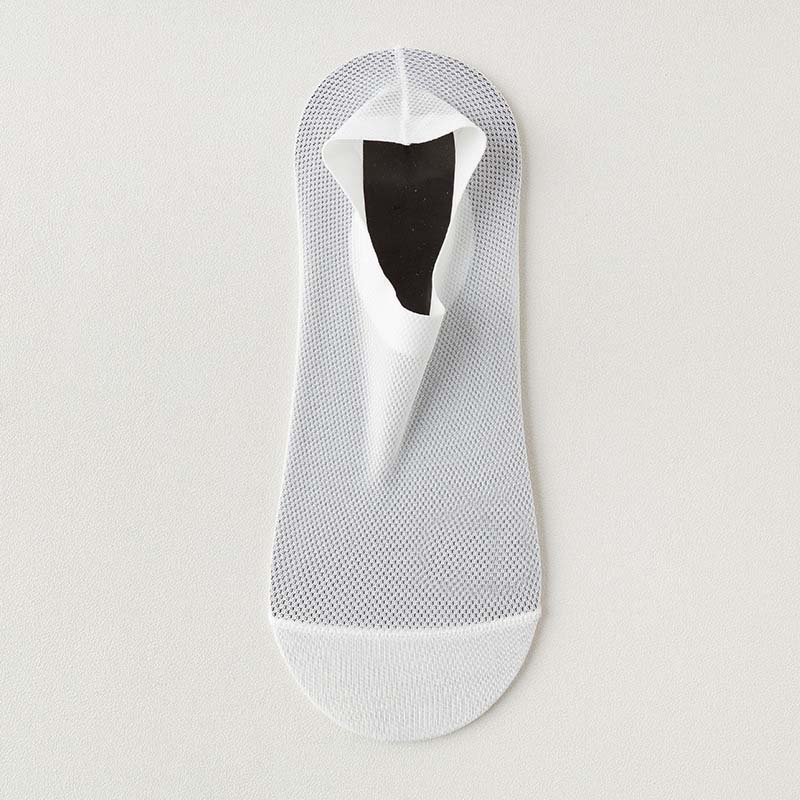 Atmungsaktive Knöchelsocken aus Eisseide (3 Paar) - Weiß - EU39-46 (US6-12) - image 15