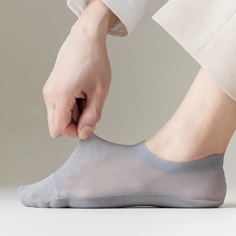 Atmungsaktive Knöchelsocken aus Eisseide (3 Paar) - image 2