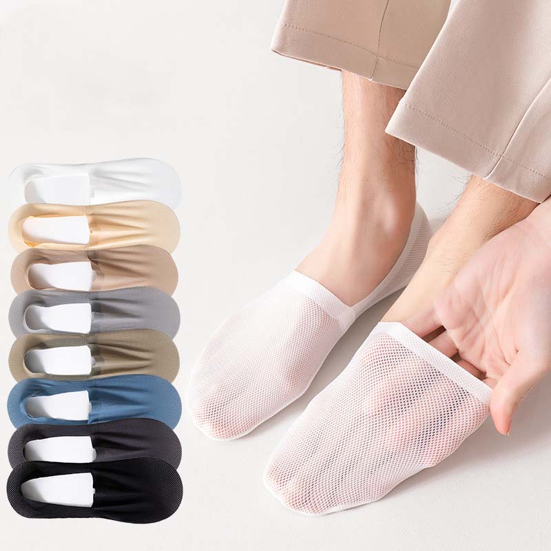 Klassische unsichtbare Netzsocken (4 Paar) - image 0