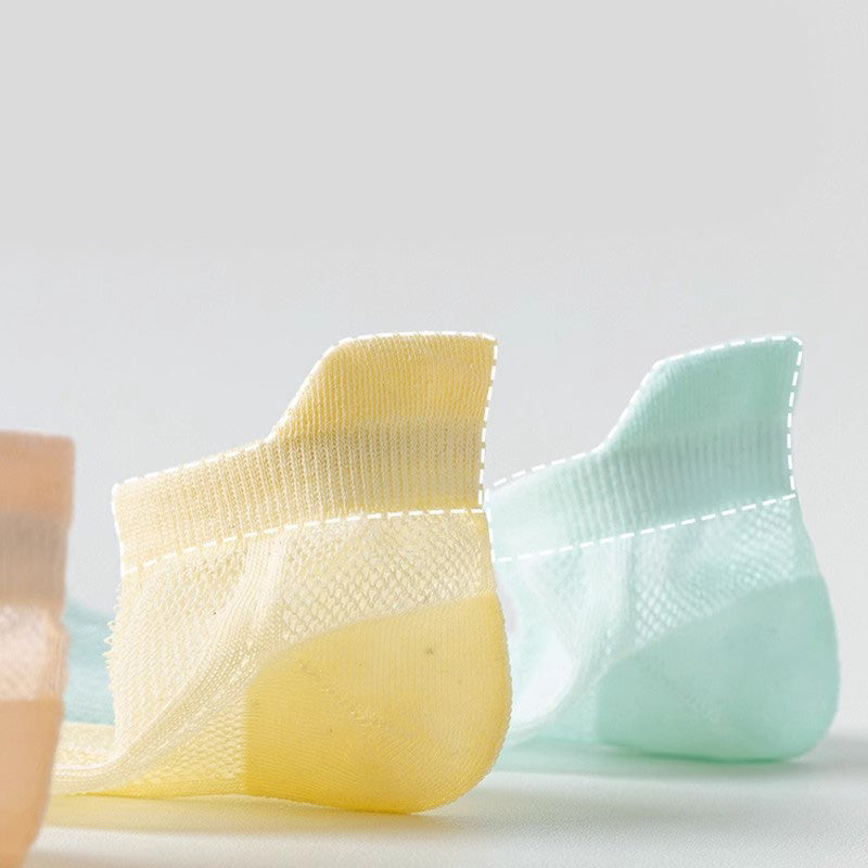 Atmungsaktive Knöchelsocken aus Vollnetzgewebe (7 Paar) - image 8