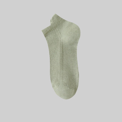 Atmungsaktive Knöchelsocken aus Vollnetzgewebe (7 Paar) - Grün - EU36-39 (US3-6) - image 15