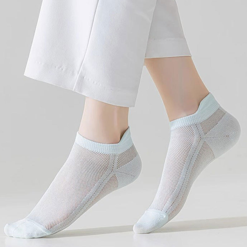 Atmungsaktive Knöchelsocken aus Vollnetzgewebe (7 Paar) - image 3