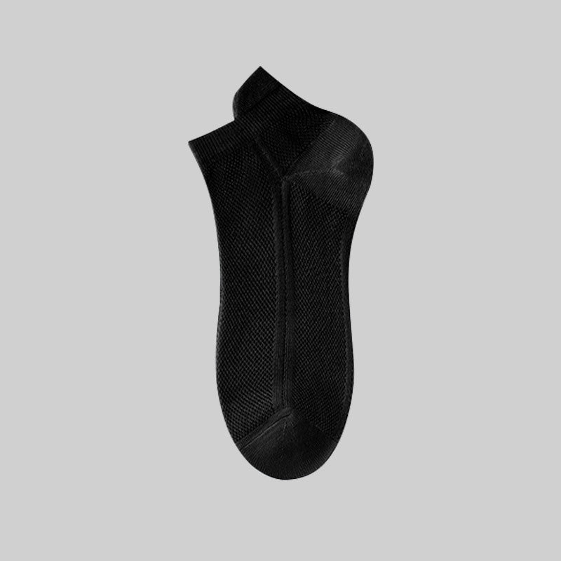 Atmungsaktive Knöchelsocken aus Vollnetzgewebe (7 Paar) - Schwarz - EU36-39 (US3-6) - image 12