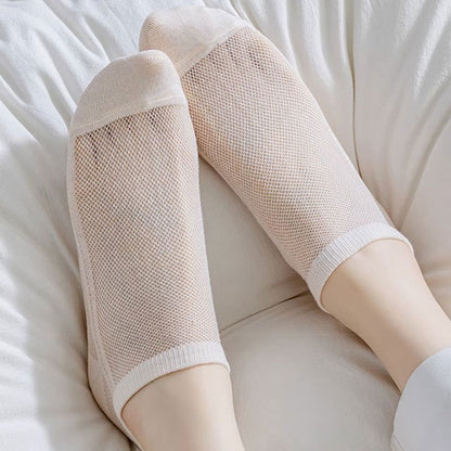 Atmungsaktive Knöchelsocken aus Vollnetzgewebe (7 Paar) - image 6