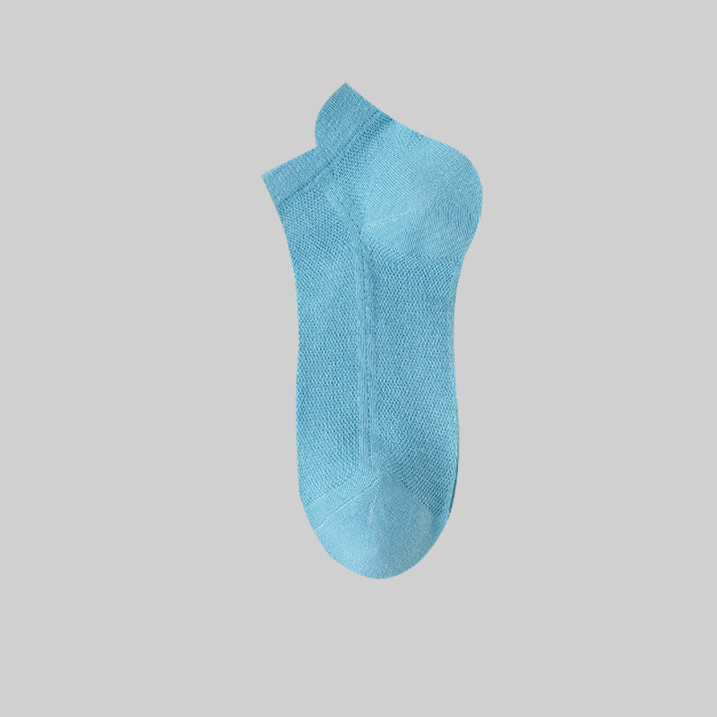 Atmungsaktive Knöchelsocken aus Vollnetzgewebe (7 Paar) - Blau - EU36-39 (US3-6) - image 17