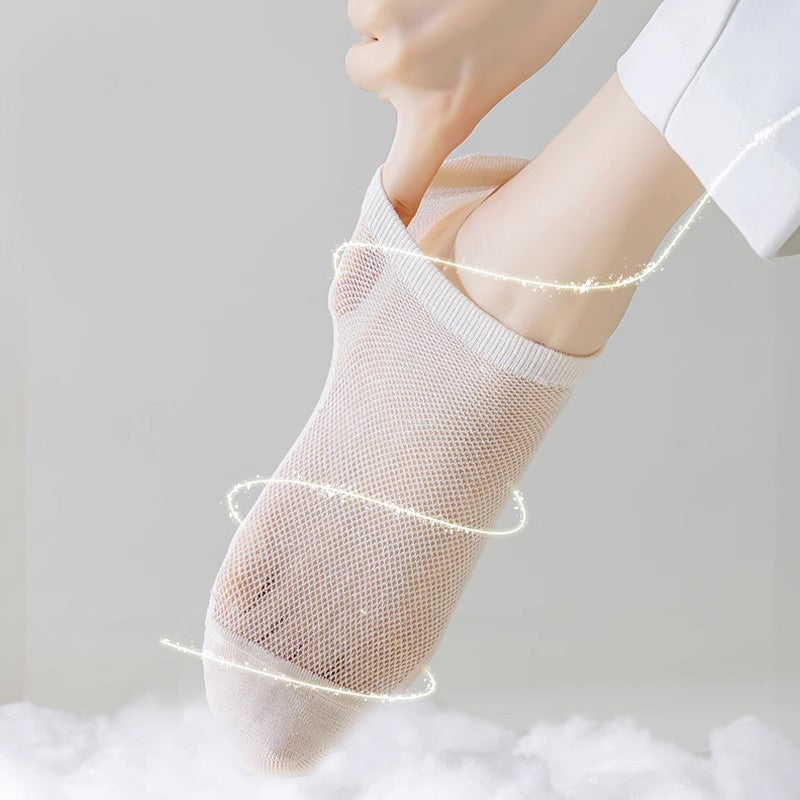Atmungsaktive Knöchelsocken aus Vollnetzgewebe (7 Paar) - image 5