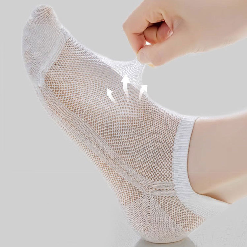 Atmungsaktive Knöchelsocken aus Vollnetzgewebe (7 Paar) - image 4