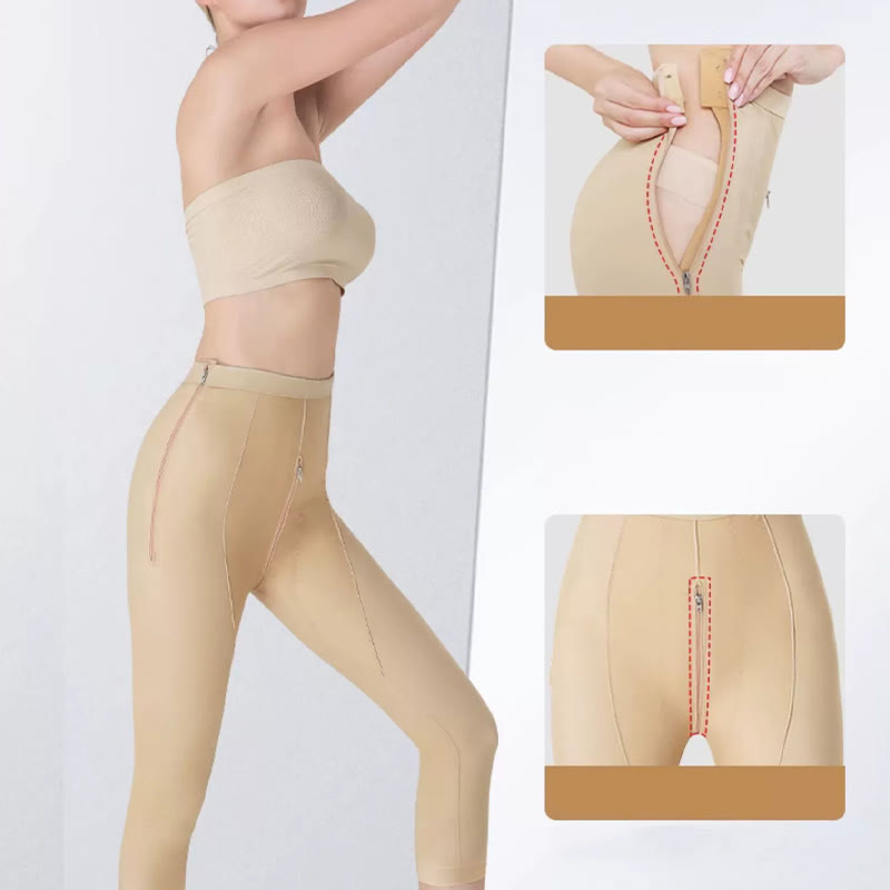 Kompressionsformende Hose mit Reißverschluss für die Zeit nach Operationen - image 4